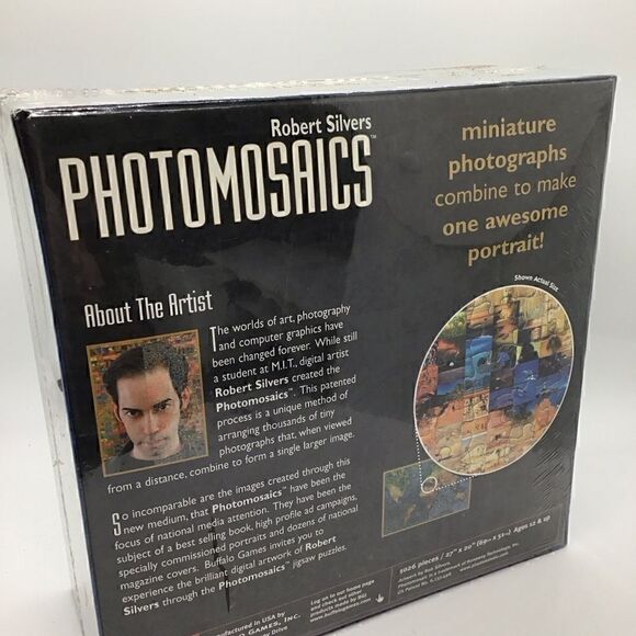 NIB Photomosaics Dolphin 1,000 Piece Puzzle - Picture 2 of 3